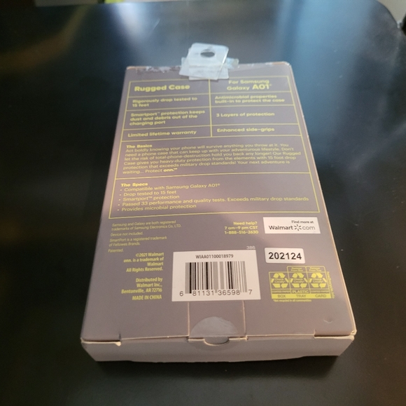 Samsung Galaxy A01 Rugged Phone Case Unopened Damaged Packaging Unopen With Tags - Picture 9 of 11